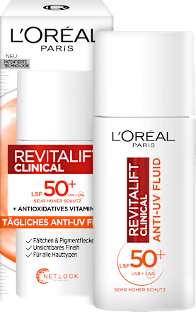 Revitalift Clinical Facial Fluid, Vitamine C, SPF 50+, 50 ml