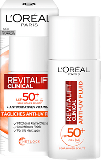 Revitalift Clinical Facial Fluid, Vitamine C, SPF 50+, 50 ml
