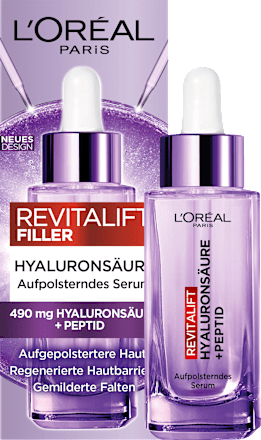 Gesichtsserum Hyaluronsäure +Peptid, 30 ml