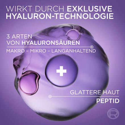 Gesichtsserum Hyaluronsäure +Peptid, 30 ml