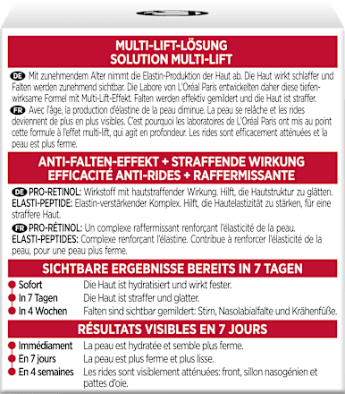 Nachtcreme Revitalift, Anti-Falten, 50 ml