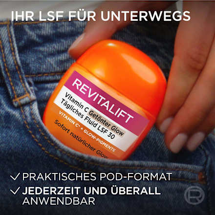 Tagescreme Vitamin C getönter Glow tägliches Fluid LSF 30, 40 ml