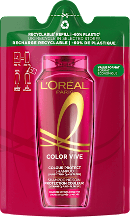 Shampoo Color Shine Navulverpakking, 250 ml
