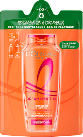 Shampoo Dream Lengths Navulverpakking, 250 ml