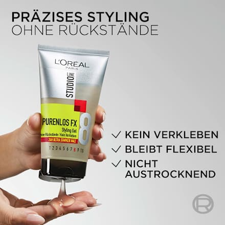Haargel Spurenlos FX Ultra Starker Halt, 150 ml