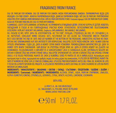 Solare Eau de Parfum, 50 ml