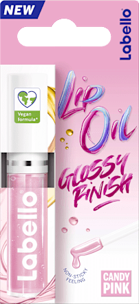 Lip Oil Glossy Finish Candy Pink, 5,5 ml