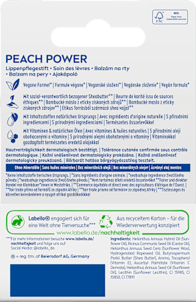 Lippenpflege 80´s vibes Peach Power, 4,8 g Labello