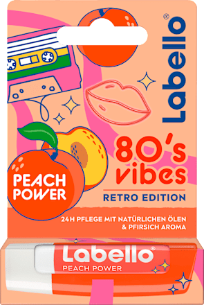 Lippenpflege 80´s vibes Peach Power, 4,8 g Labello