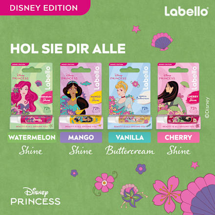 Lippenpflege Disney Princess Ariel Watermelon Shine, 4,8 g