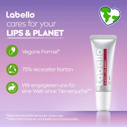 Lippenpflege Glowy Lips Berry LSF30, 10 ml