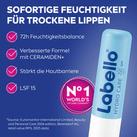 Labello Soin des lèvres Hydro Care FPS 15, 4,8 g