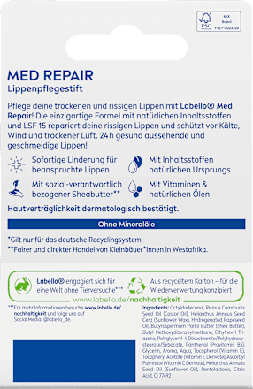 Lipverzorging Med Repair SPF 15, 4,8 g