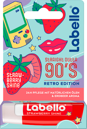 Lippenpflege Straight outt a 90´s Strawberry Shine, 4,8 g Labello