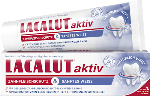 Zahnpasta aktiv Zahnfleischschutz & Sanftes Weiss, 75 ml