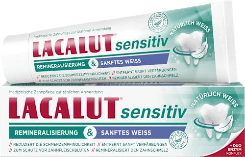 Zahnpasta sensitiv Remineralisierung & Sanftes Weiss, 75 ml
