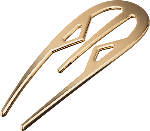 LANGHAARMÄDCHEN Haar-Pin Gold-Optik, 1 St