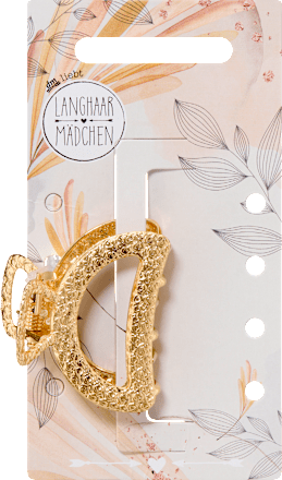 Haarklammer, Gold-Optik, 1 St Langhaarmädchen