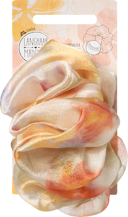 LANGHAARMÄDCHEN Scrunchie Aquarellprint, 1 St