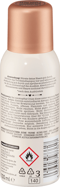 LANGHAARMÄDCHEN Trockenshampoo Pure Frische, Reisegröße, 100 ml