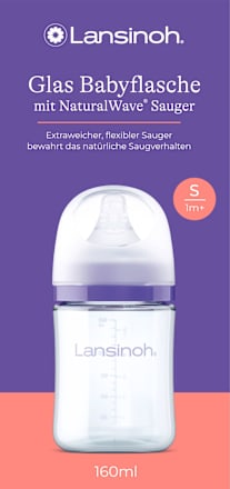 Babyflasche aus Glas Gr. S, 160 ml, 1 St