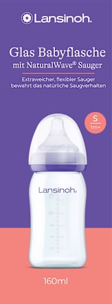Babyflasche aus Glas Gr. S, 160 ml, 1 St