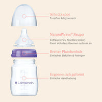 Babyflasche NaturalWave, ab 3 Monaten, 240ml, 1 St