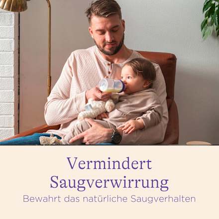 NaturalWave babyfles, vanaf 3 maanden, 240ml, 1 stuk