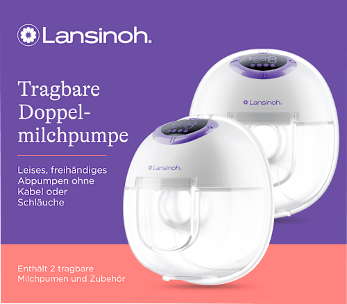 Doppelmilchpumpe tragbar, elektrisch, 1 St