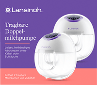 Doppelmilchpumpe tragbar, elektrisch, 1 St