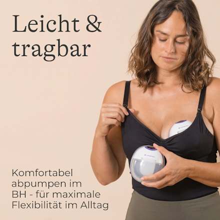 Doppelmilchpumpe tragbar, elektrisch, 1 St