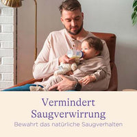 Natural Wave Siliconen Speentjes, Maat M, vanaf 3 maanden, 2 stuks