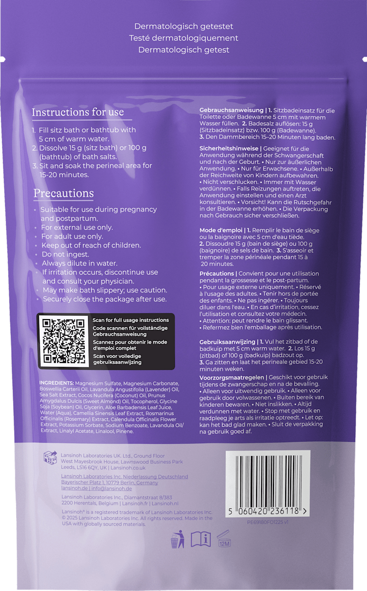 Lansinoh Wochenbett-Sitzbad, 300 g