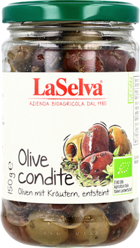 Olivenmix entsteint mit Kräutern, 150 g