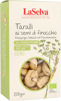 LaSelva Taralli, Gebäck mit Fenchelsamen, 200 g