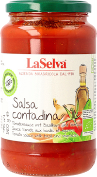 Tomatensaus met basilicum, groenten &amp; olijfolie, 520 g