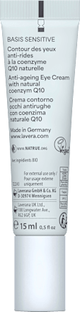 Anti Falten Augencreme Q10  Basis Sensitiv, 15 ml
