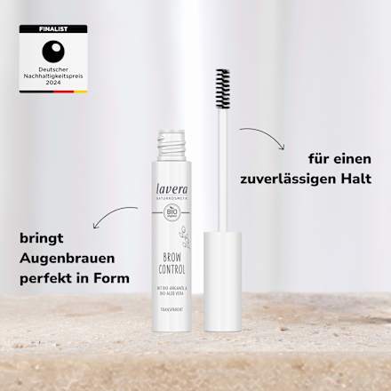 Augenbrauengel Brow Control 01 Transparent, 8,5 ml lavera NATURKOSMETIK