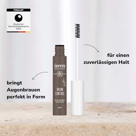 Augenbrauengel Brow Control 02 Hazel, 8,5 ml lavera NATURKOSMETIK