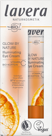 Oogcrème Glow by Nature Vitamine C Biologische Cafeïne, 15 ml