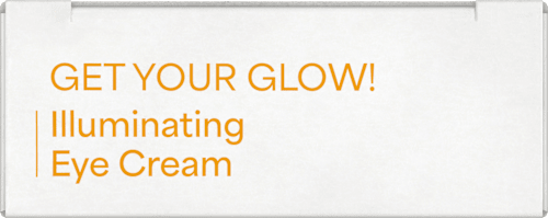 Oogcrème Glow by Nature Vitamine C Biologische Cafeïne, 15 ml