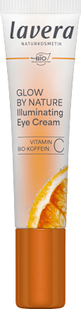 Oogcrème Glow by Nature Vitamine C Biologische Cafeïne, 15 ml