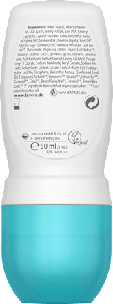 Deodorant Roll-on Natuurlijk &amp; Gevoelig, 50 ml