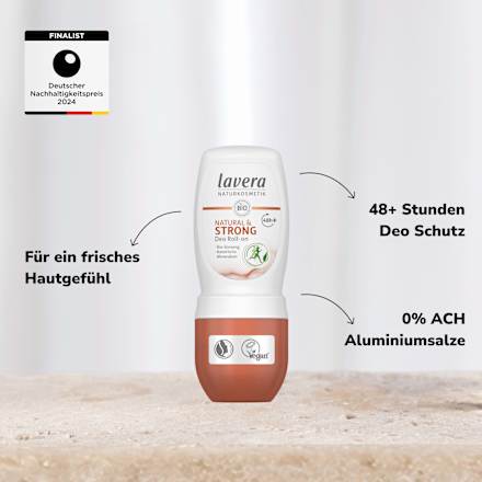 Deo Roll-on Natural & Strong, 50 ml