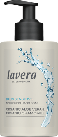 lavera NATURKOSMETIK Flüssigseife Basis sensitiv milde Pflegeseife, 250 ml