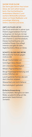 Fluid Glow van Nature Anti UV SPF 50, 40 ml