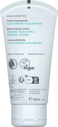 Gesichtscreme Basis Sensitiv feuchtigkeitsspendend, 50 ml