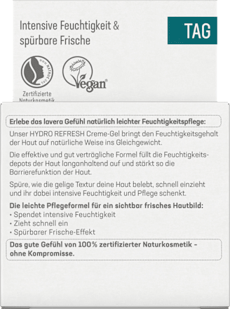 Gesichtscreme Gel Hydro Refresh, 50 ml