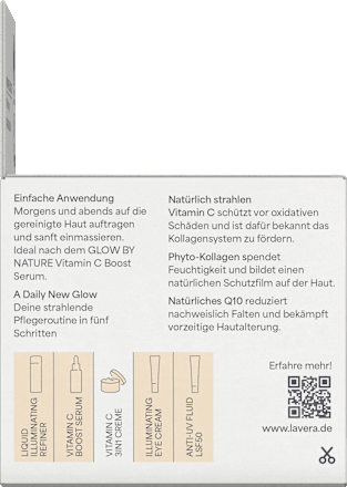 Gesichtscreme Glow By Nature Vitamin C 3in1, 50 ml