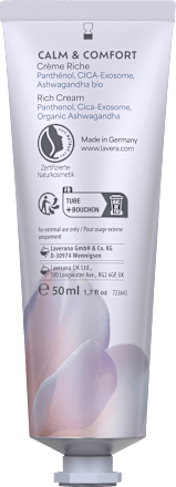 lavera NATURKOSMETIK Gesichtscreme Rich Cream Calm & Comfort, 50 ml